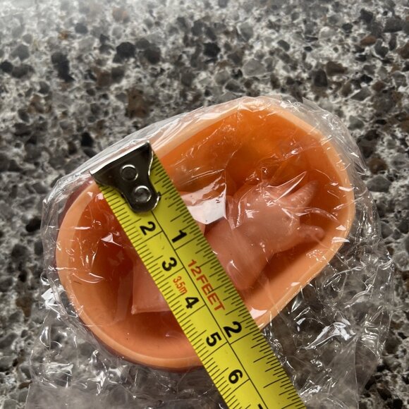 Vtg Rubber Brown Hair Baby Doll Making Head Face Hands Thumbsucking Bottle - Picture 5 of 5